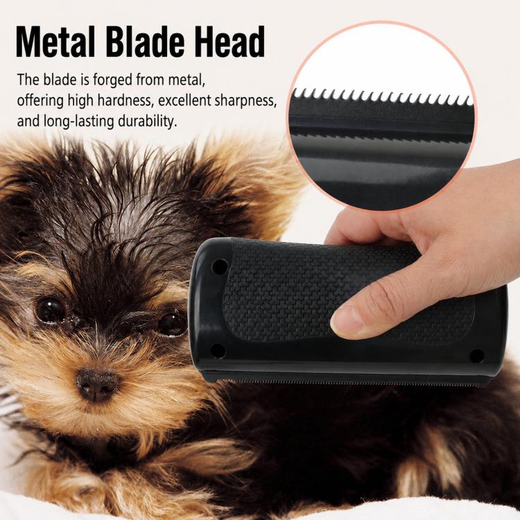 HistoTree Animal Deshedding Comb & Sweat Scraper Metal Shedding Blade for Horses, Dogs, Cats