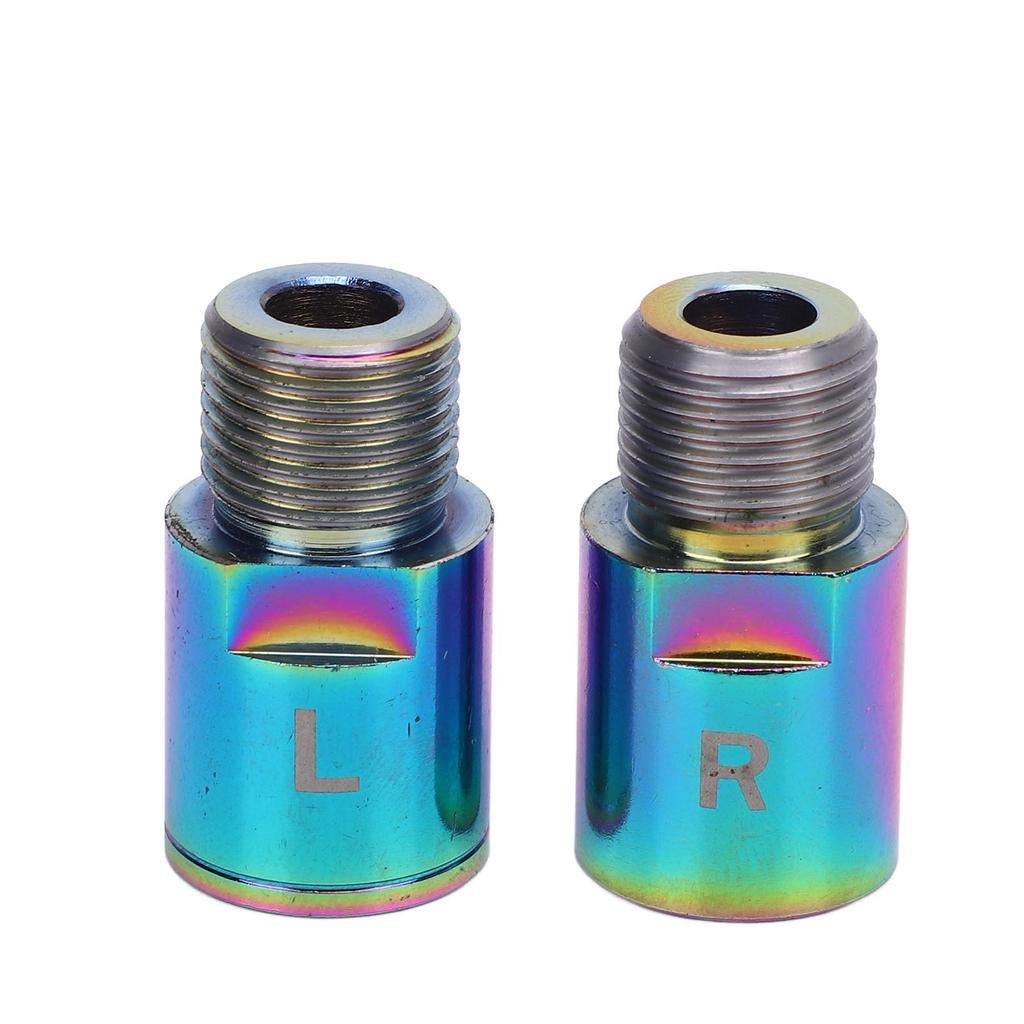 2Pcs Bike Pedal Extension Shaft Ti Alloy Protective Effortless Use Reduce Friction Bike Pedal Extend