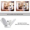 No Flicker 60W LED Bulb E27 B22 220V SMD2835 Super Bright Foldable Fan Blade Light Adjustable Angle for Warehouse Garage