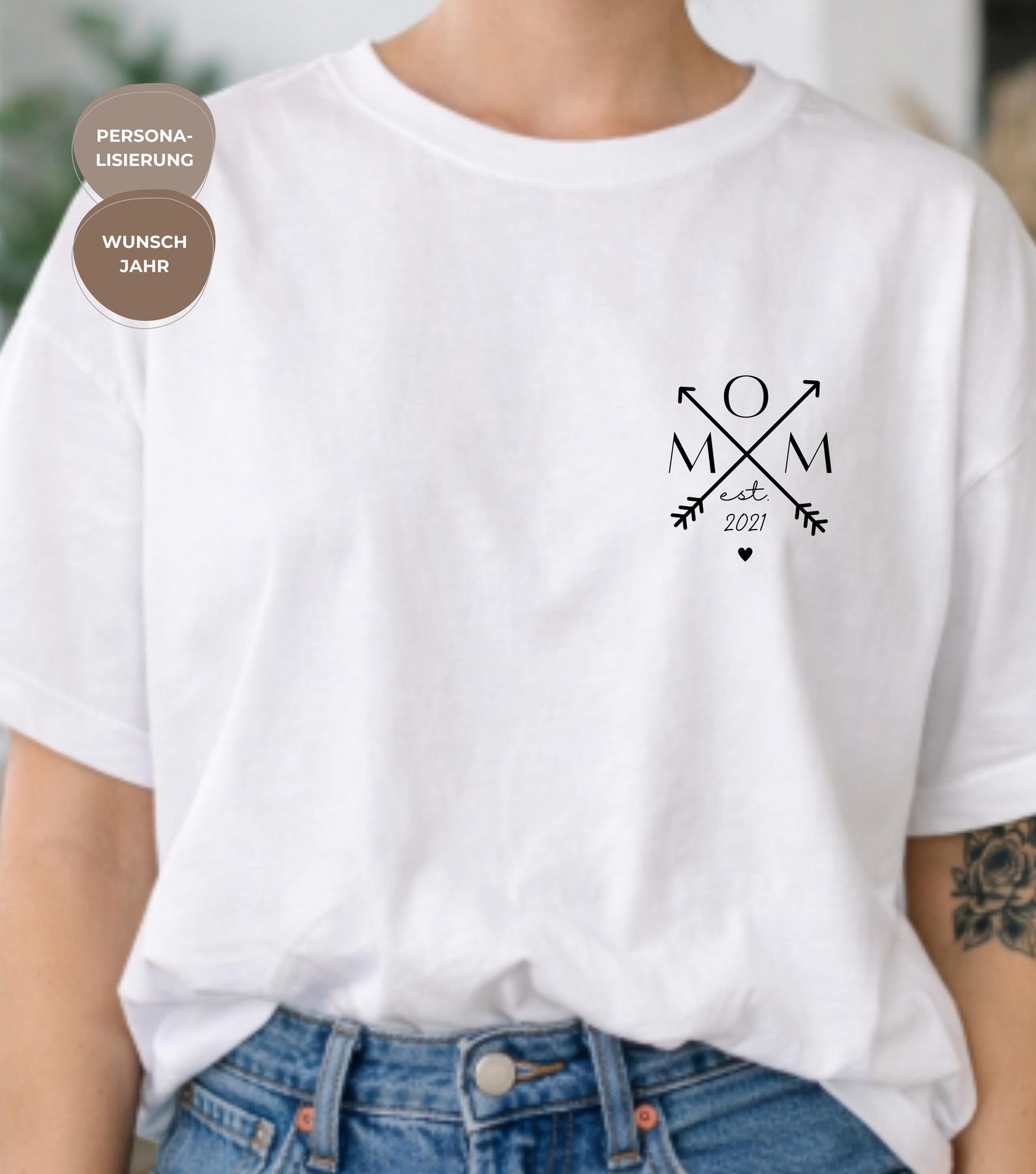 Personalized Mom T-Shirt with desired year - Gift for Mom - Mom To Be - Mother s Day Gift Idea 2XL