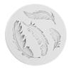 DIY Silicone Feather Shape Fondant Cake Decorating Mold Chocolate Mould Tool