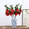 58Cm High Quality Artificial Camellia Camellia Silk Fake Flower Flower For Diy Home Garden Wedding Living Room Office Decoration