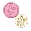 10Pcs Embossed Seal Stamp Head Scrapbooking Stamp Head for Appreciation Card Invitations Envelope Embellishment