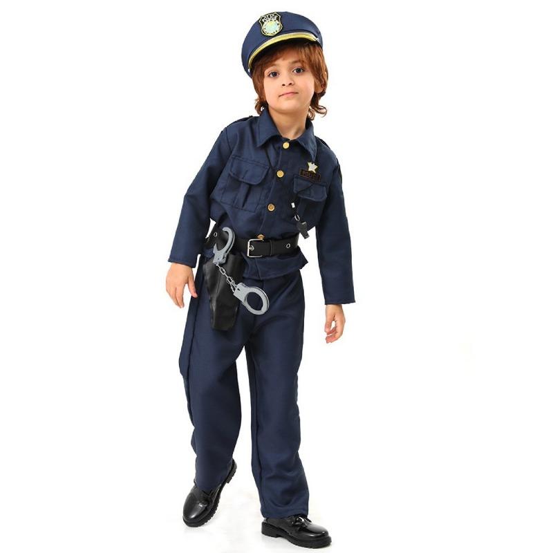Halloween Police Costumes Role Playing Kids Play Costumes Men's and Women's Drag Party Costumes