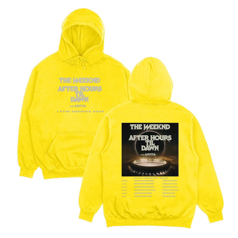 TheWeeknd Latin America 2026 Tour Hoodies Graphic Clothing Hip Hop Gothic Unisex Streetwear Long Sleeve Sweatshirt Hoody Y2K