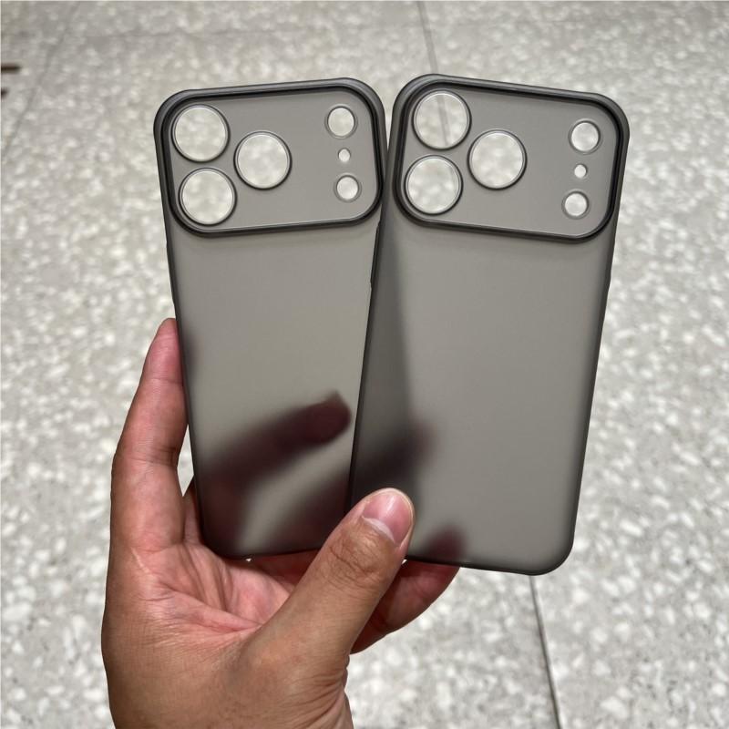 Luxury Ultra Thin 0.3MM PP Case for iPhone 17 Air 16 15 14 Plus 13 12 Pro Max Hard Clear Translucent Camera Protection Cover