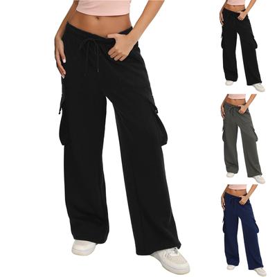 Women's Workwear Sweatpants Casual Loose Fleece High Waist Jogger Pants Ladies Sweatpants Casual Pants Yoga Pants Homewear