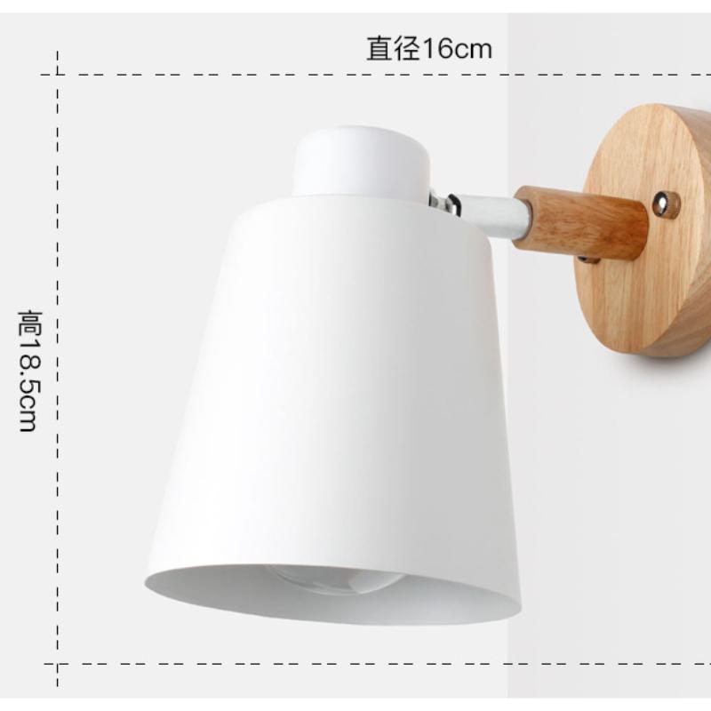 

Bedside Wall Lamp Nordic Light Luxury for Living Room Bedroom Staircase Balcony Corridor Internet Famous Reading Wall Lights No Bulb&1pcs чёрный