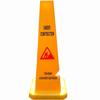 Thickened No Parking Warning Sign with Traffic Cone