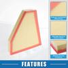 X Autohaux Car Cabin Air Filter 13717542294 for BMW 128/323I 325/328I/Xi 330I/Ci/Xi Xdrive L6 2.5L 3.0L 2006-2013 Accessories