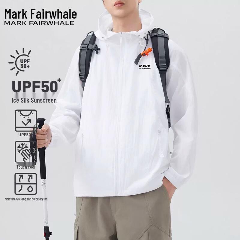 Mark Fairwhale Men s UV Protection Ice Silk Sun Hoodie XL
