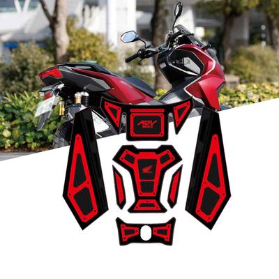 FOR ADV160 Adv160 2022-2024 Fuel Tank Decal Kit Body Protection Decal Sticker Color Scheme ADV 160 (Red)