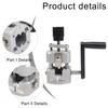Manual Wire Stripping Tool Compatible with Electric Drill Adjustable Peeling Range for Copper Aluminum Wire Use