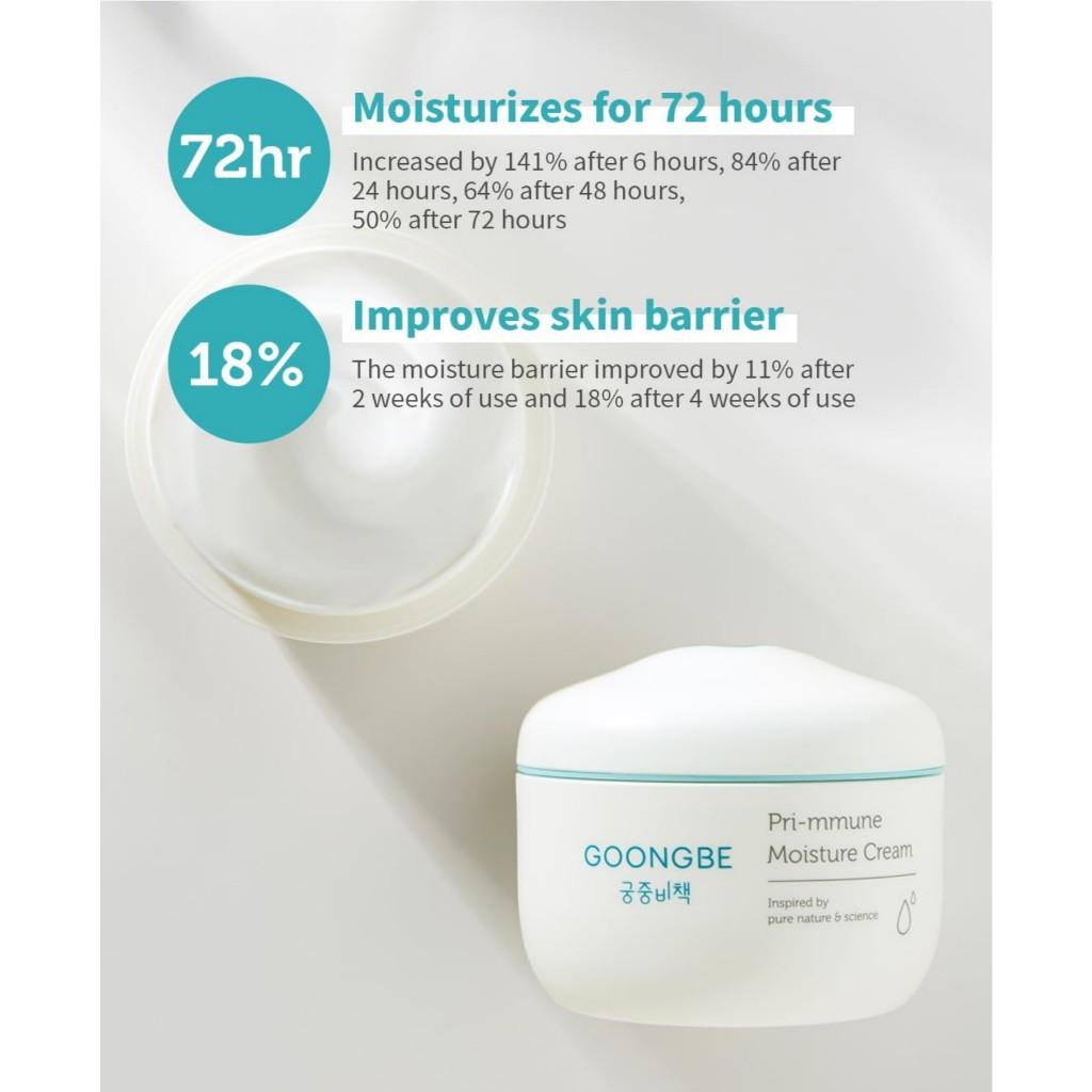 Goongjoong Bichaek / Goongbe Pri-mmune Moisture Cream, 180mL | Korean Baby Body Cream with Shea Butter