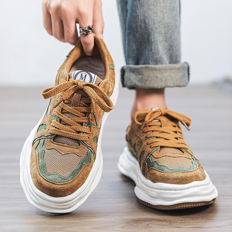 Modische vulkanisierte Sneaker Herren Neue Freizeitschuhe Streetstyle Sport Walking Canvas-Sneaker für Herren Punk Bequeme Herren-Sneaker