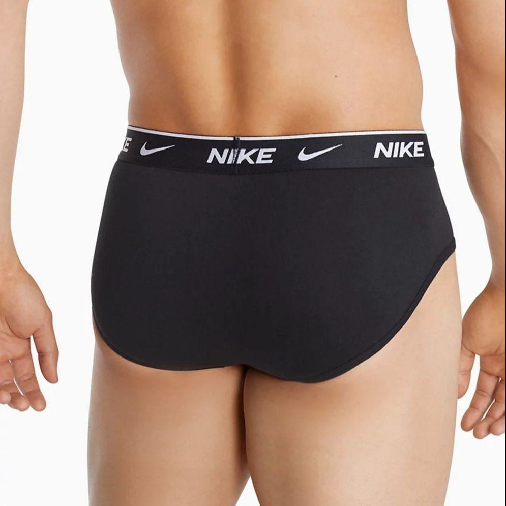Nike Logo Print Breathable Cotton Stretch Underwear Men Underwear KE1106-001