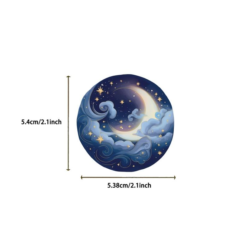50PCS Cartoon Magic World PET Sticker Aesthetic Transparent Decoration Scrapbooking DIY Hand Accounting Supplies