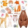 Set of Decorative Stickers for Children - Forest