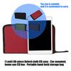 High Capacity 80 Disc Pouch Sturdy Oxford Textile Disc Case Convenient Handle Perfect For Disc Enthusiasts And Collectors