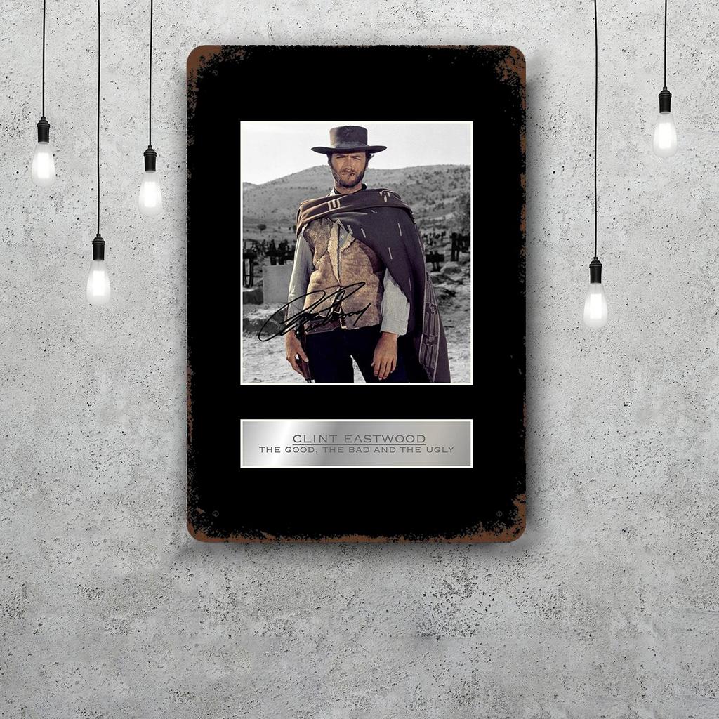 Clint Eastwood Metal Signs wall decor Vintage Tin Signs Captain Metal Poster Decor for Bar Pub Club Wall Decoration