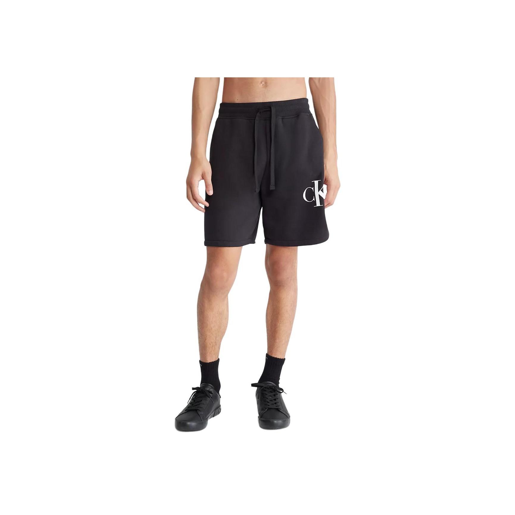 

Calvin Klein Letter Logo Drawstring Mid-Rise Casual Shorts Men shorts Black 40JP936001-001 XL