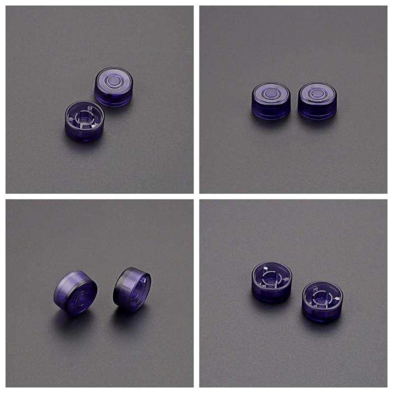 2Pcs Colorful Guitar Effect Pedal Footswitch Toppers, Guitar Foot Nail Effect Pedal Protections Caps Guitar Effect Part