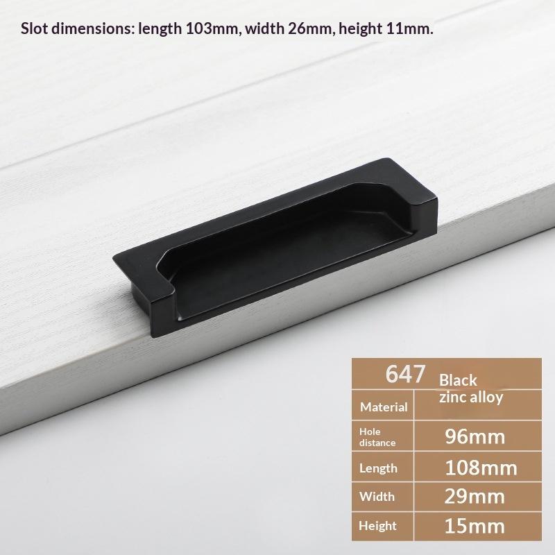 

Ручка-ручка врізна складана з цинкового сплаву Ручки для шухляд шафи Ручка для дверцят шафи Врізна з відкритим пазом Ручка для розсувних дверей Висувна ручка A1