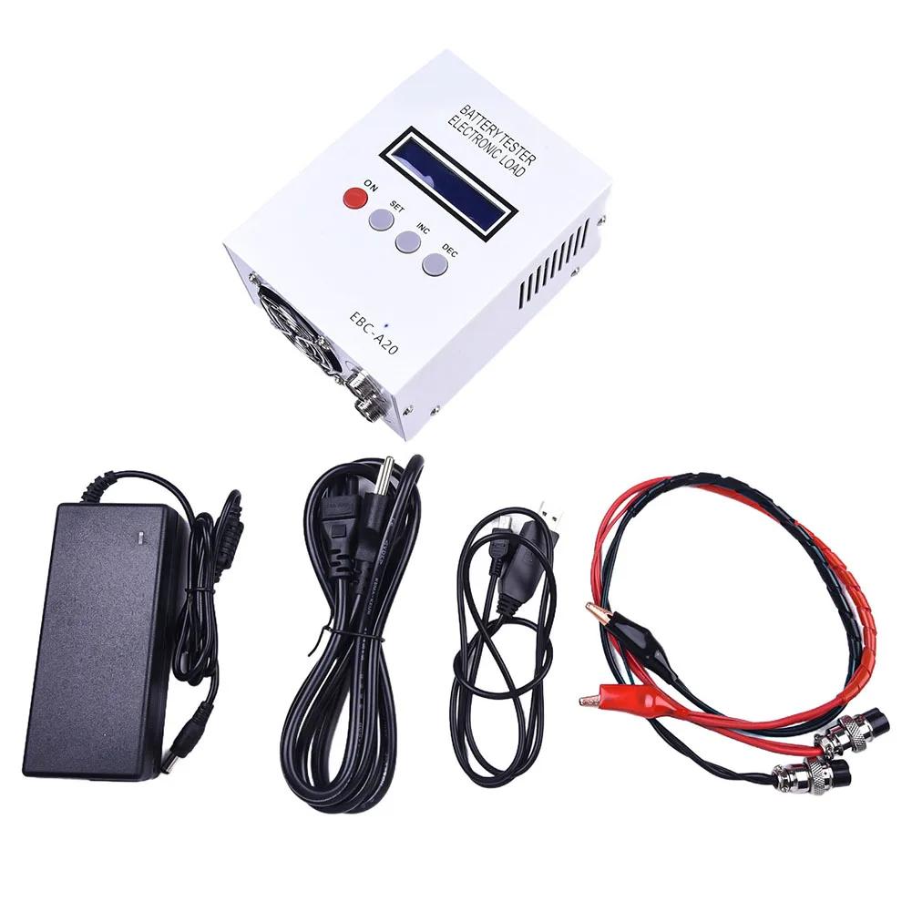 EBC-A20 Battery Tester 30V 20A 85W Lithium Lead-acid Batteries Capacity Test 5A Charge 20A Discharge Support PC Software Control