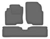 Veloursgraphit-Autofußmatten für: Nissan Almera Tino Minivan (2000-2006)