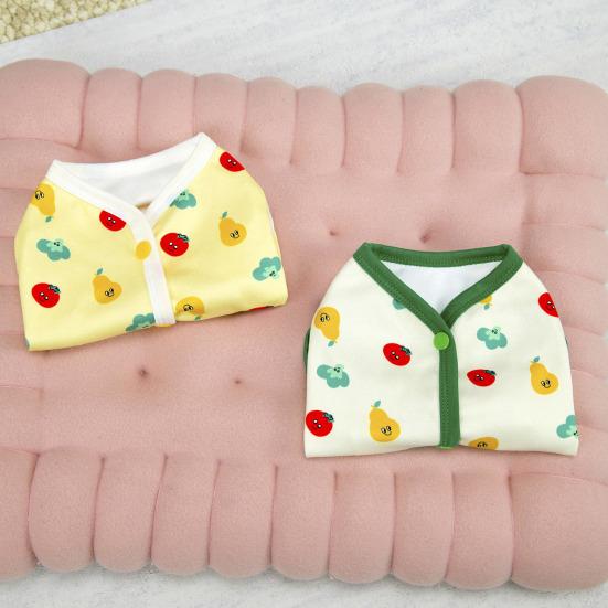 Dog T-shirts for Small Dogs Cute Fruit Print Sleeveless Pet Vest Breathable Button Down Puppy Clothes for Dogs Cats
