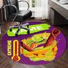 Tappeto Rotondo Personalizzato con Nome Takis Fuego, Tappeto per Sedia, Tappeto per Area, Zerbini per Ingresso, per Sedia da Ufficio, Soggiorno, Camera da Letto, Cucina.