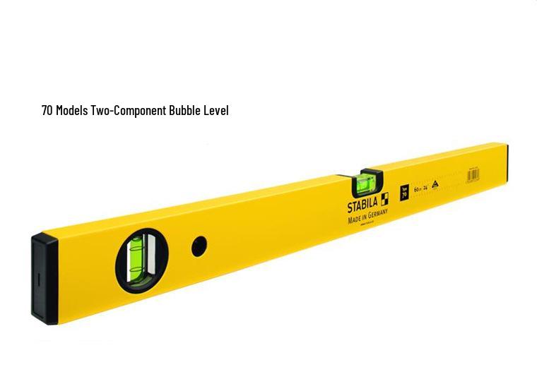 STABILA 70 Series Lightweight Aluminum Spirit Level with Dual Bubbles 30cm 02281 2 bubbles