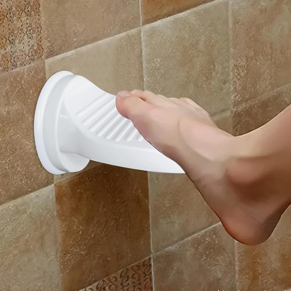 Shower Shaving Foot Rest Wall-Mounted Shower Foot Rest Bathroom Pedal Non-Slip Pedal Waterproof Stand For Tiles Glass Marble