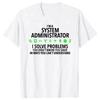 Women I Am A System Security Computer Short-Sleeve Printed Streetwear Birthday Gift Summer Clothing Graphic T Shirts Top