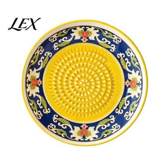 Ceramiczna miska do serwowania czosnku z płytką do tarcia, Ręczna tarka do imbiru, owoców, Taca do przygotowywania i mieszania typu „wszystko w jednym”, Nowoczesna minimalistyczna kuchnia
