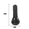 200/100PCS Black TR413 Snap In Short Rubber Valve Stems with Dust Caps Tubeless Car Motorcycle Wheel Tire Valve Stems