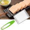 Affettatrice per prosciutto, contenitore da appendere, taglio uniforme, struttura robusta, pratico strumento portatile per affettare la carne
