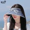 Summer UV Protection Sun Hat Children Ice Silk Eaves Empty Top Sun Hat Versatile Fashion Bow Sun Protection Hat