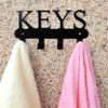1Pc Wall Key Holder Decorative Home Accessories Wall Mounted Decor Key Clothes Coat Rack