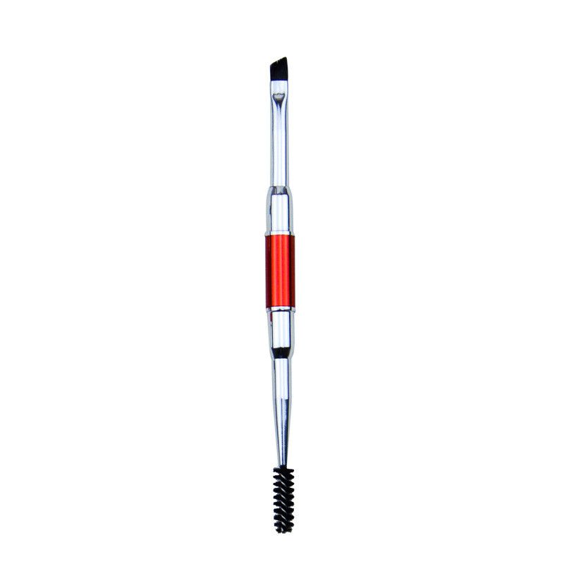 

Cangzhou Brush Two Double-Headed Three-Color Small Brush Eyes Eyebrow Brush Beauty Makeup Tools Red Long