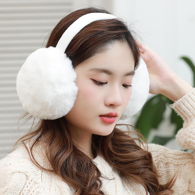 Cartoon Fruit Earmuffs: Warm, Cute Ear Warmers for Female Students In Autumn & Winter