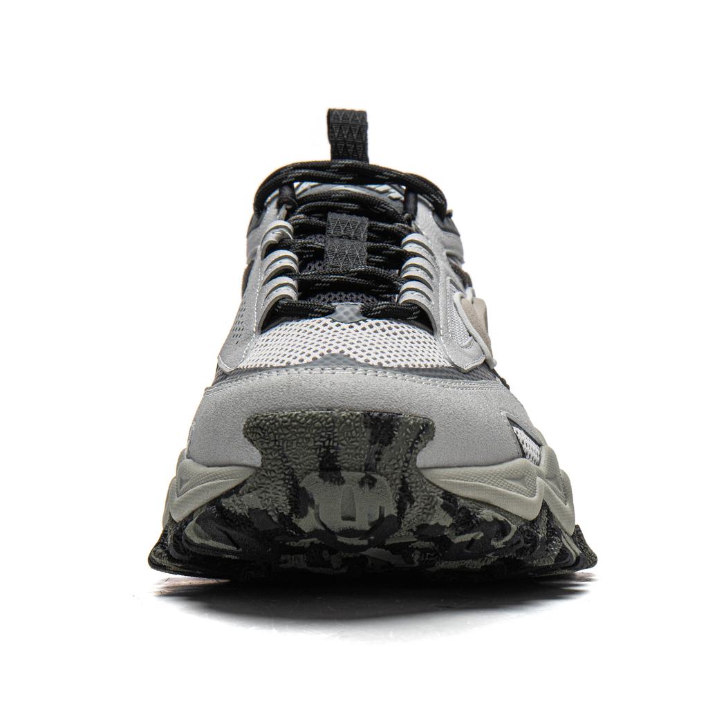 לי נינג מסע שמח קלאסי ורב-תכליתי עמיד לשחיקה מגביה גובה נמוך סניקרס עבים לגברים AGLW007-3
