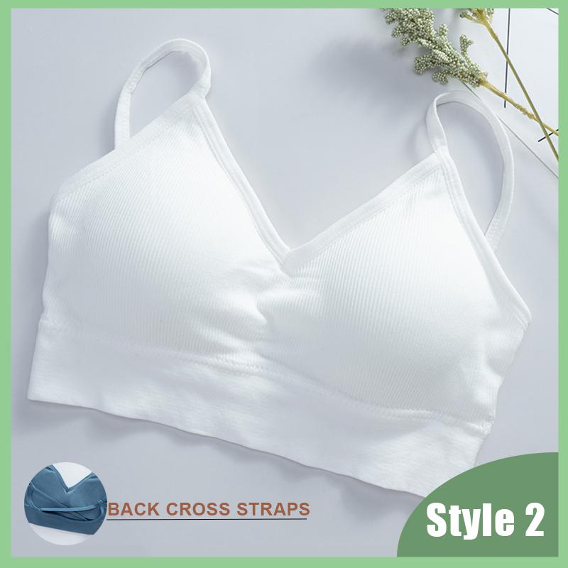 Underwear Women Gather No Steel Ring Tank Tops Bra Tube Top Wrapped Chest Beauty Back Actival Cotton Thin Section Lingerie