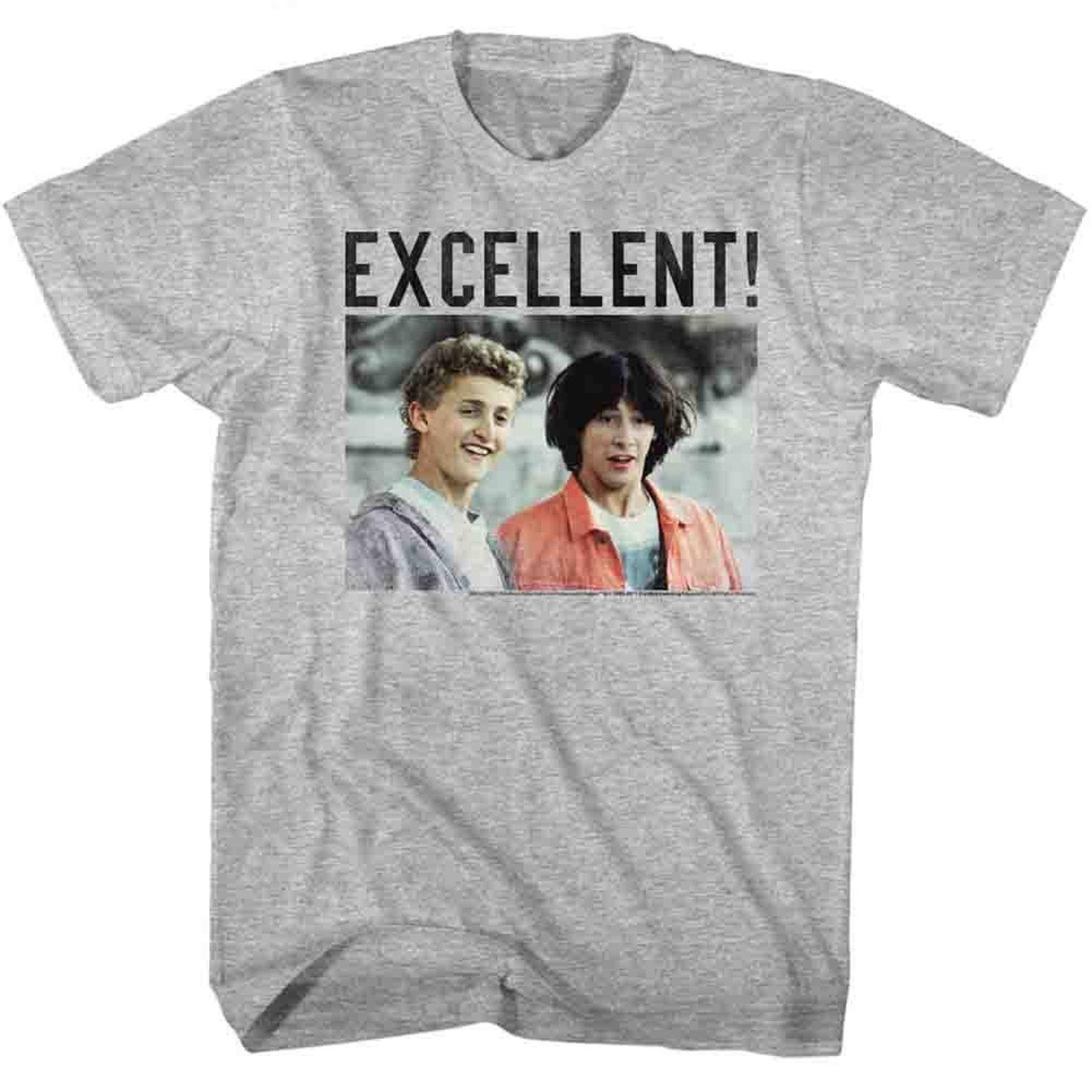 Bill and Ted Excellent Gray Adult T-Shirt 3XL