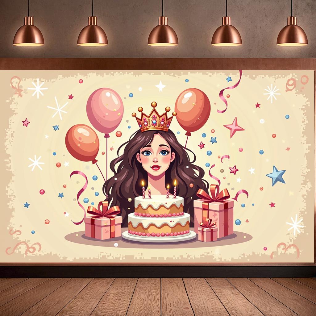 Photography Birthday Banner Sweet 16 Decorations Rose Gold Balloons For Photo Booth Birthday Party Photography Background