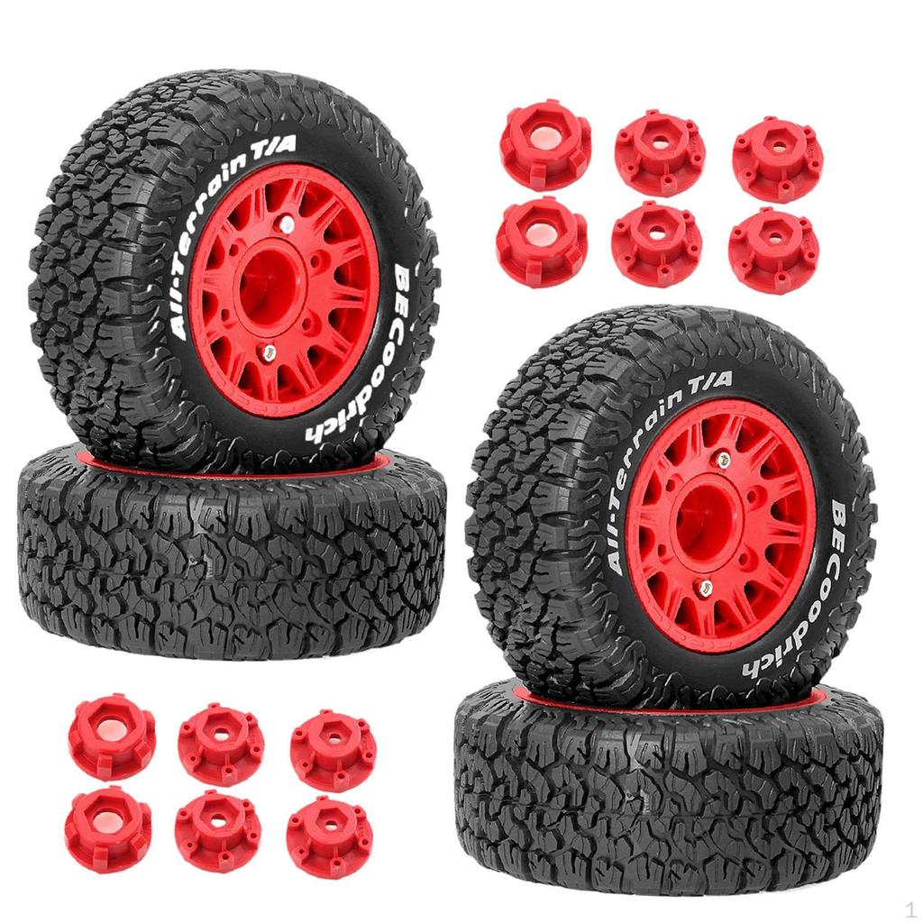 4 Pieces Tires DIY Accessory Easy Installation Model Spare Part Replacement Upgrade Accessories