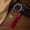 Retro Versatile Ming-Made Necklace Collar Performance Yingluo Hanfu Ancient Style Yingluo Safety Lock Long Tassel With Jewelry Women