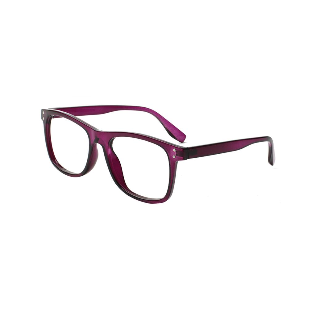 TUREZING Presbyopia Eyeglasses Ornamental Diopter Eyeglasses for Ladies and Gentlemen Square Shaped Super Lightweight Flexible Spring Hinge