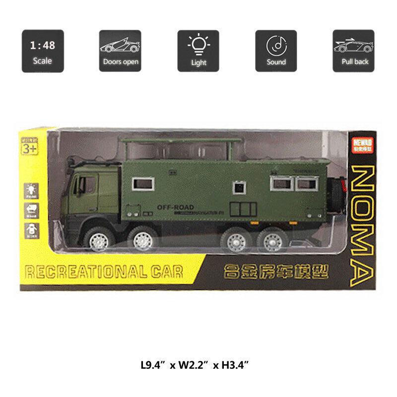1/24 NOMADISM NAVIGATOR Benz 8X8 Alloy Die Cast Toy Car Model Sound and Light Children's Toy Collectibles Birthday Gift