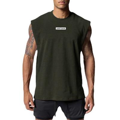 American Basketball Sports Training Sleeveless Vest Summer Loose Casual Waistcoat Round Neck Mesh T-shirt